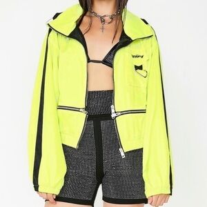 I.AM.GIA Neptune Hazard Neon Zip Convertible Jacket